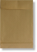 Poštovní taška s křížovým dnem B4 neroztrhnutelná samolepicí s KP 250x353mm