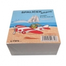 Blok špalíček bílý 90 x 90 x 45 mm, nelepený