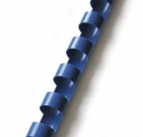 Hřeben pro kroužkovou vazbu  6 mm modrý / 100 ks