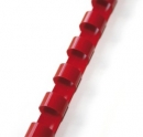 Hřeben pro kroužkovou vazbu 14 mm červený / 100 ks