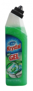 Krystal WC gel k naplnění záv. košíčků 750 ml zelený