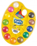 Barvy vodové Colorino na paletě 12 barev, štětec