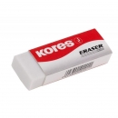 Pryž Kores bílá KE20 (60x21x10mm) v pap. přebalu