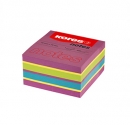 Blok samolepicí Kores Cubo Spring neon 75 x 75 mm/ 450 listů