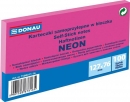 Blok samolepicí 127 x 76 mm 100 listů, neonově růžový