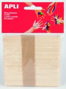 Nanuková dřívka Apli přírodní 114x10x2 mm/50 ks